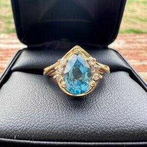 Blue Topaz Ring